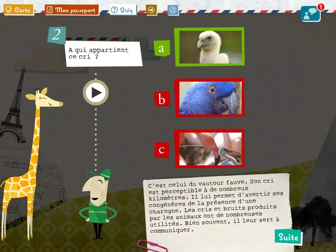 Le voyage d’Adeline la girafe iPad  سکرین شاٹس