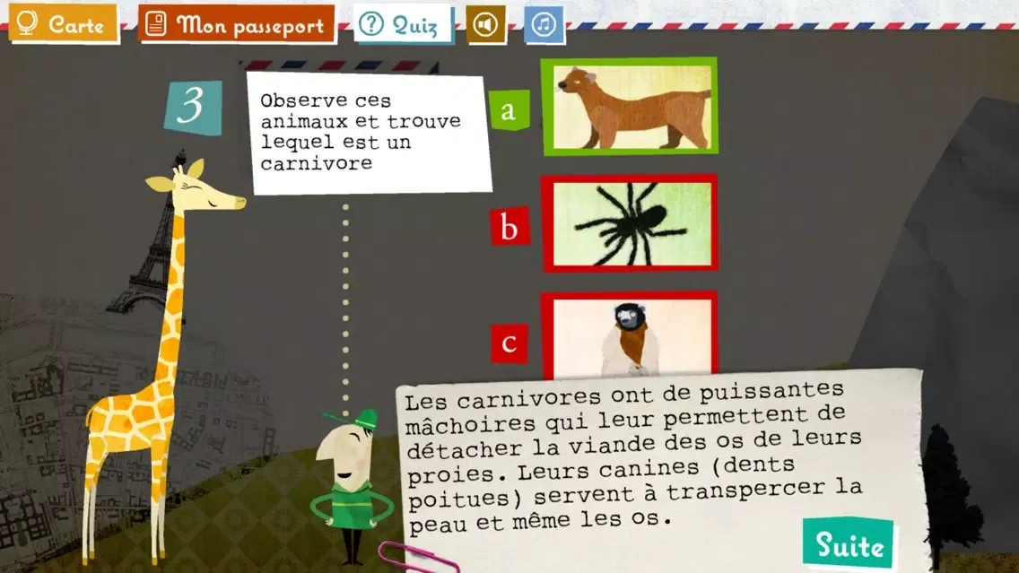 Le voyage d’Adeline la girafe سکرین شاٹس