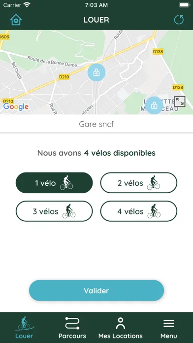 Captures d'écran de Cycl'hop - Avon