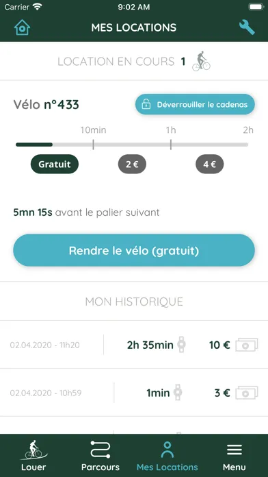 Captures d'écran de Cycl'hop - Avon