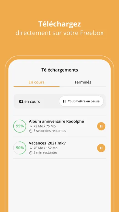 Freebox Files Screenshots