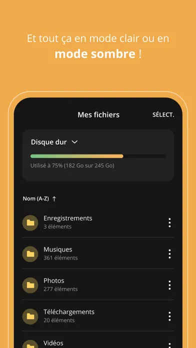 Freebox Files Screenshots