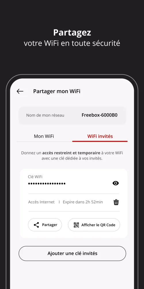 Zrzuty ekranu Freebox Connect