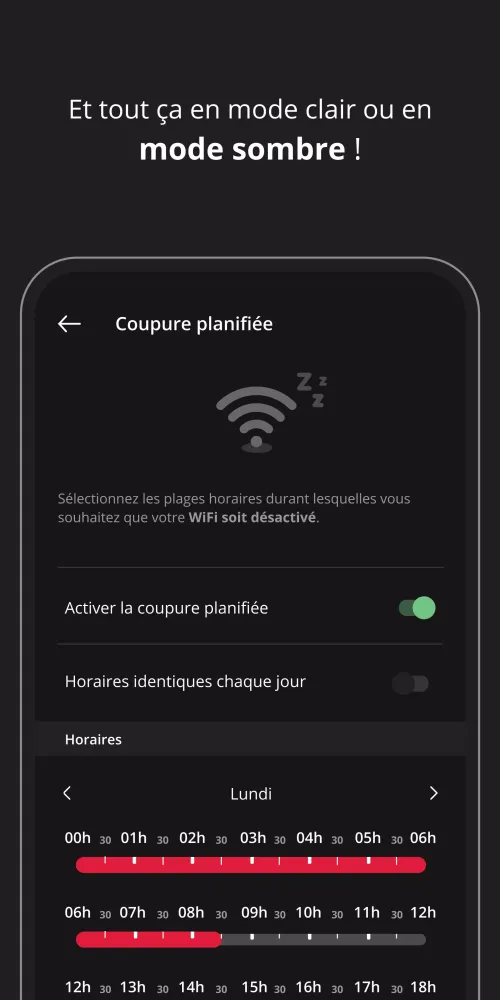 Zrzuty ekranu Freebox Connect