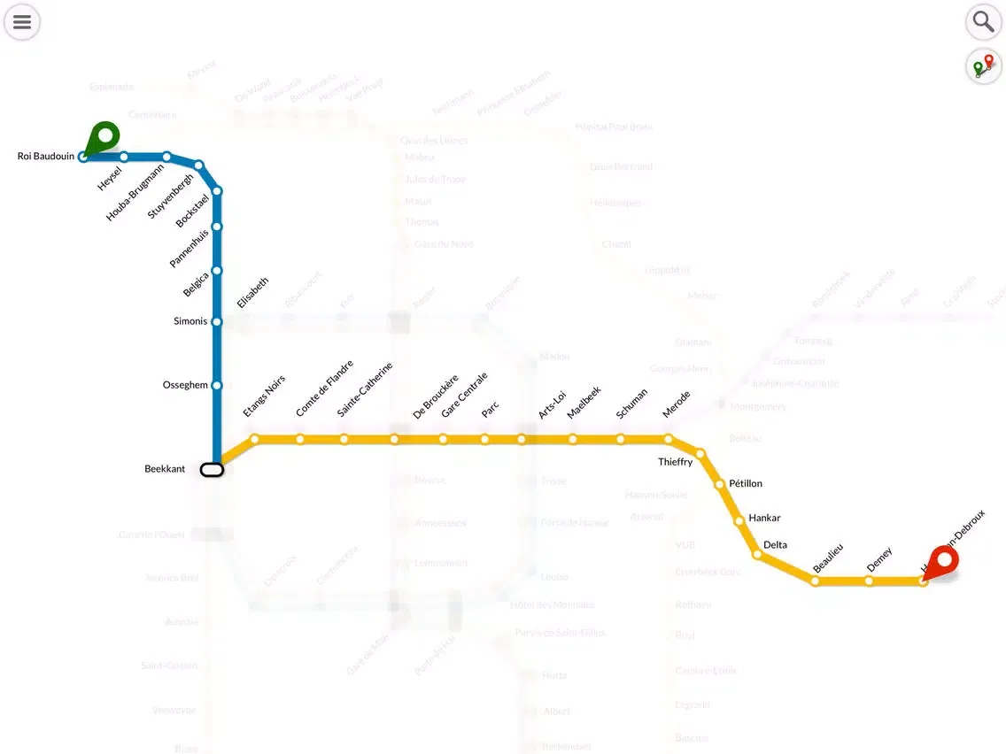 Metro Mapp Lite iPad  Screenshots