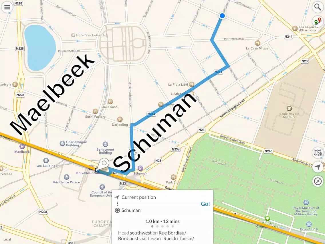 Metro Mapp Lite iPad  Screenshots