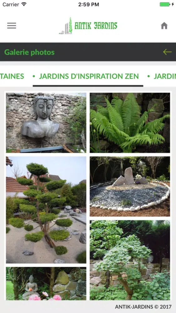 ภาพหน้าจอของ Antik Jardins