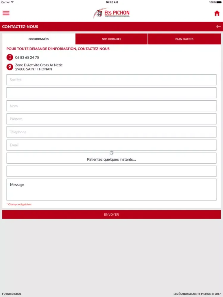 Ets Pichon iPad  Screenshots