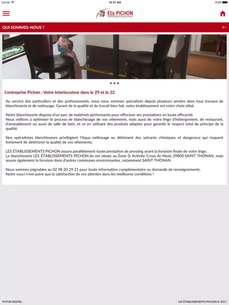 Ets Pichon iPad  Screenshots