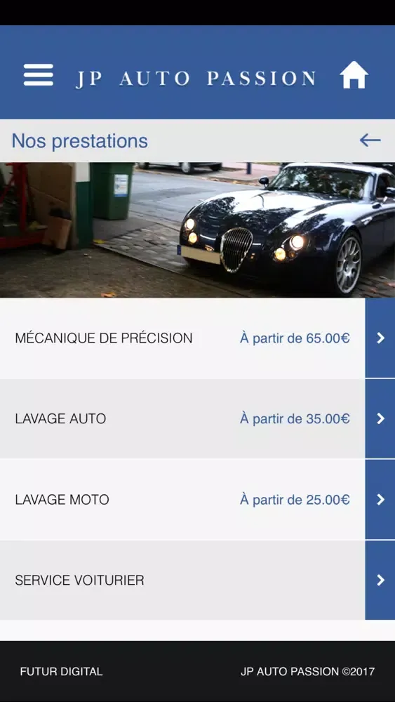 Tangkapan skrin JP AUTO PASSION