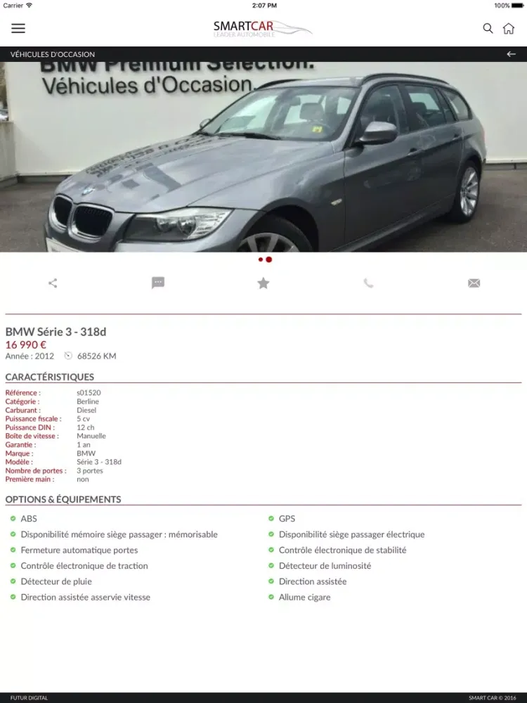 Captures d'écran de Smart Car FD iPad 