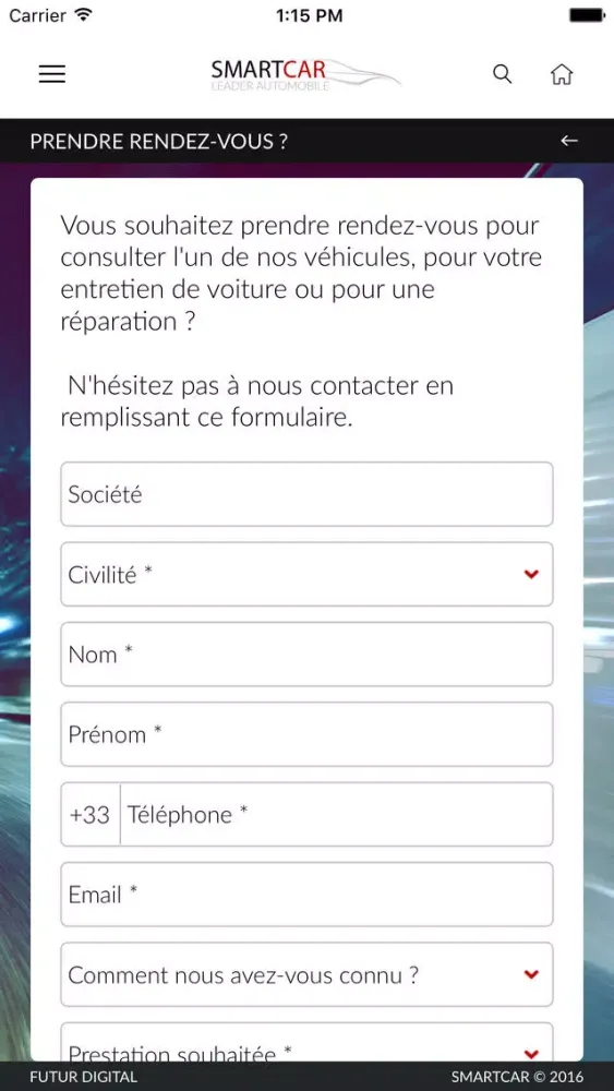 Captures d'écran de Smart Car FD