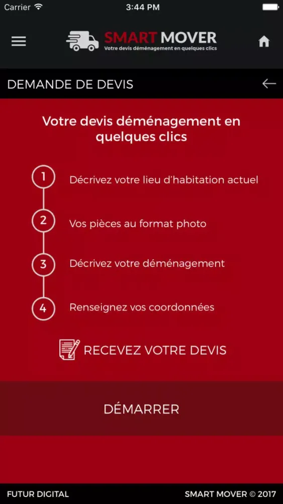 Captures d'écran de Smart Mover FD