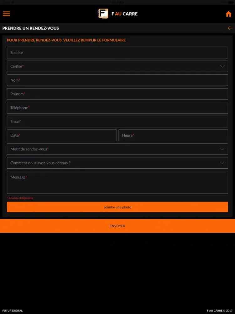 F AU CARRE iPad  Screenshots