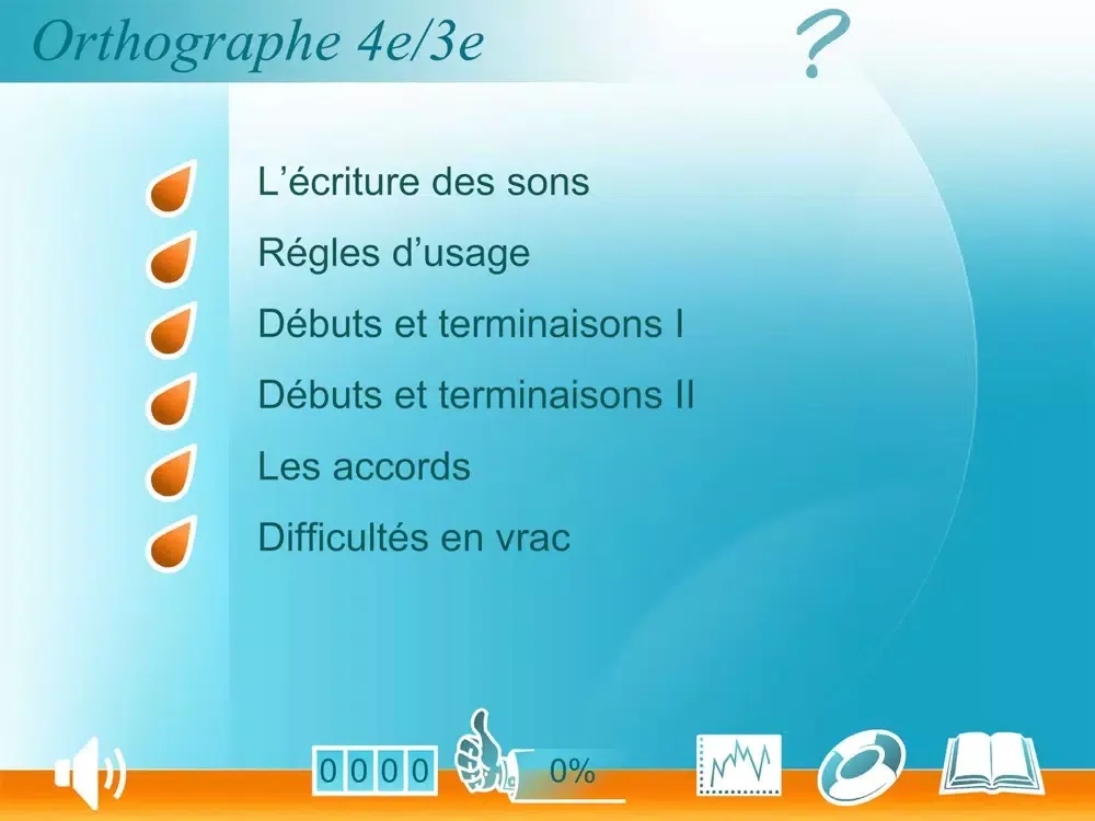 Orthographe 4e/3e iPad  سکرین شاٹس
