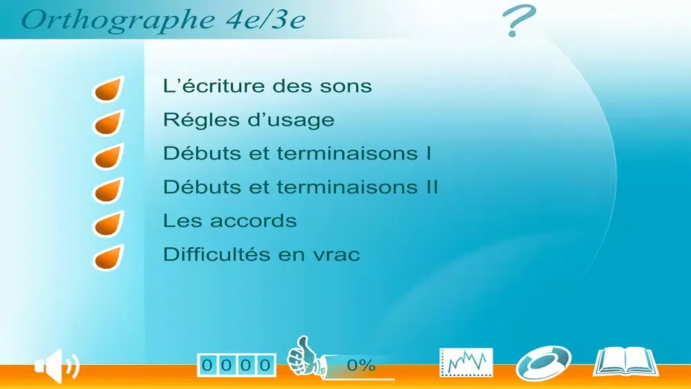 Orthographe 4e/3e سکرین شاٹس
