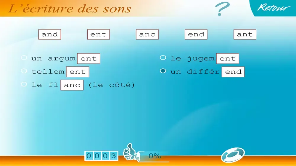 Orthographe 4e/3e سکرین شاٹس