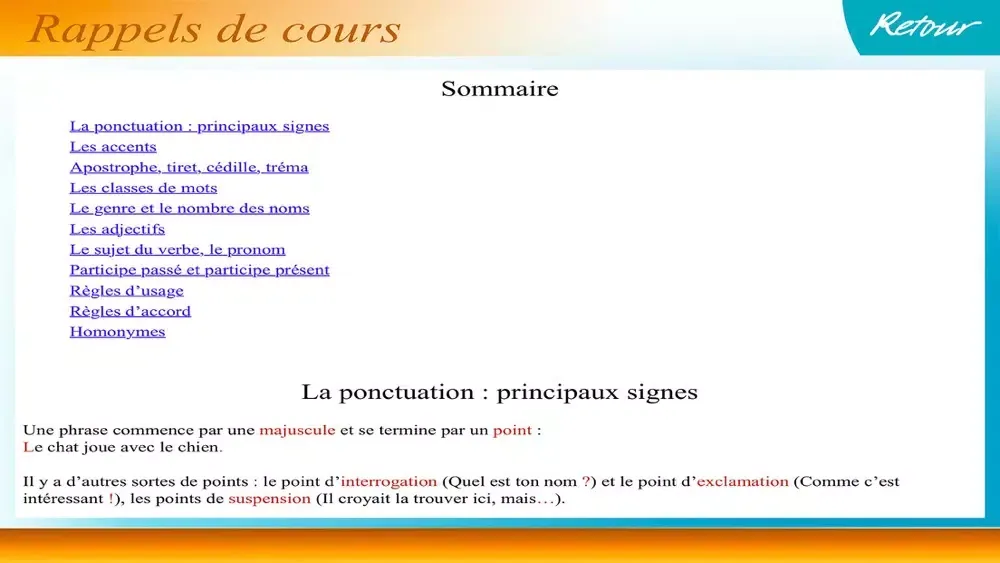 صور Orthographe CM2