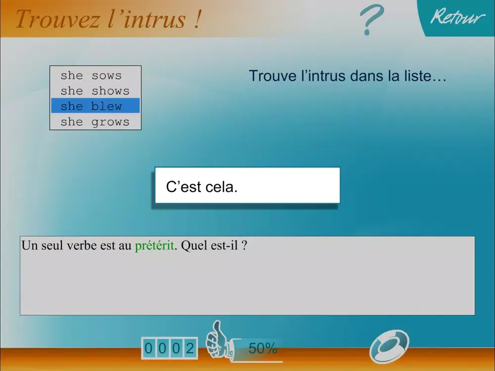 Verbes irréguliers anglais HD iPad  স্ক্রিনশট