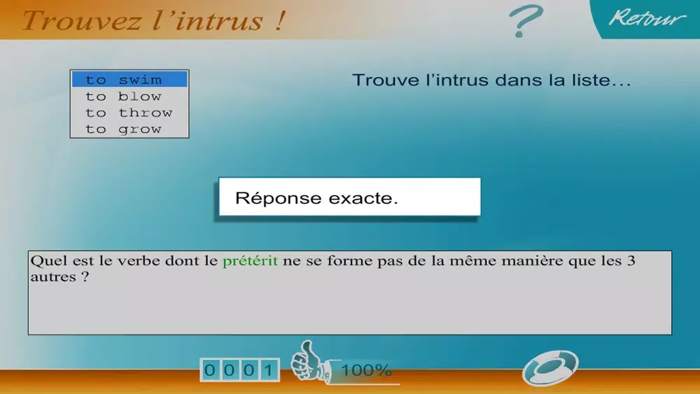 Verbes irréguliers anglais HD স্ক্রিনশট