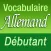 Vocabulaire allemand débutant