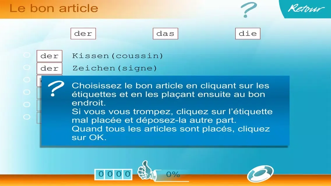 Vocabulaire allemand débutant স্ক্রিনশট