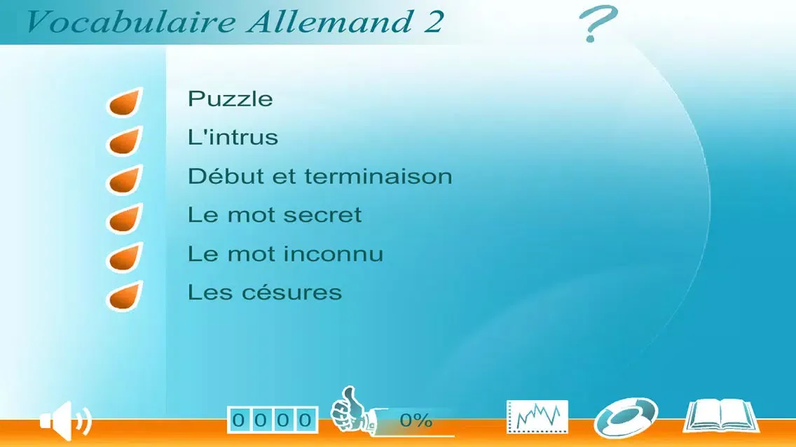 Vocabulaire allemand intermédiaire應用截圖