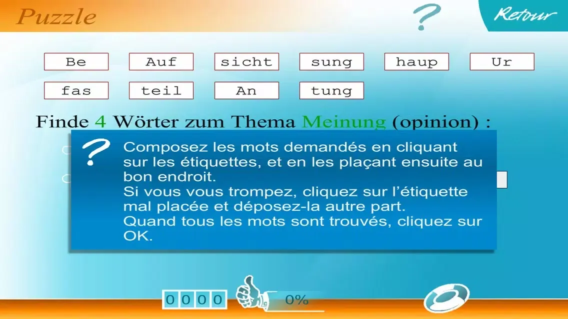 Vocabulaire allemand intermédiaire應用截圖