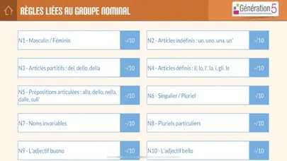 Mémo italien A1-A2 Ekran Görüntüleri