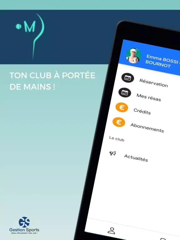 Ảnh chụp màn hình của Média Padel Tour iPad 