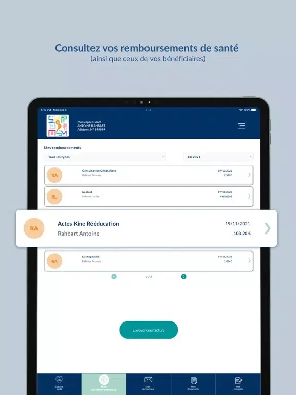 GPM iPad  Screenshots
