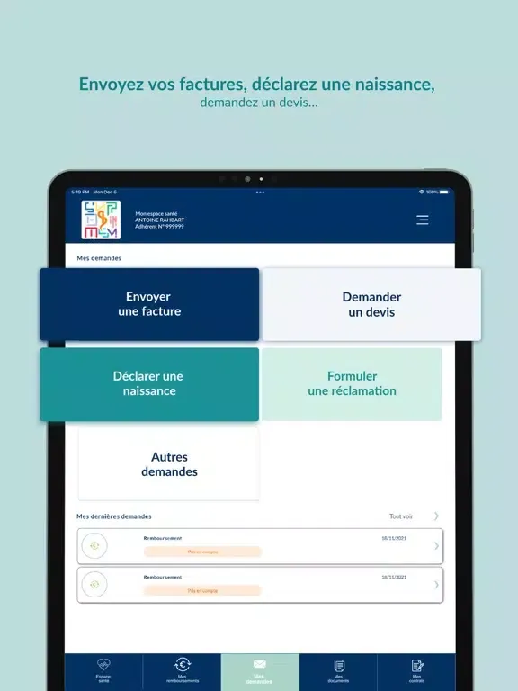 GPM iPad  Screenshots