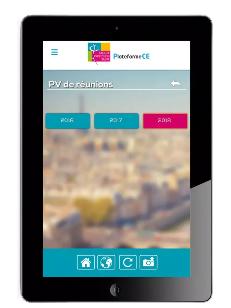 Capturas de pantalla de CE GP Santé iPad 