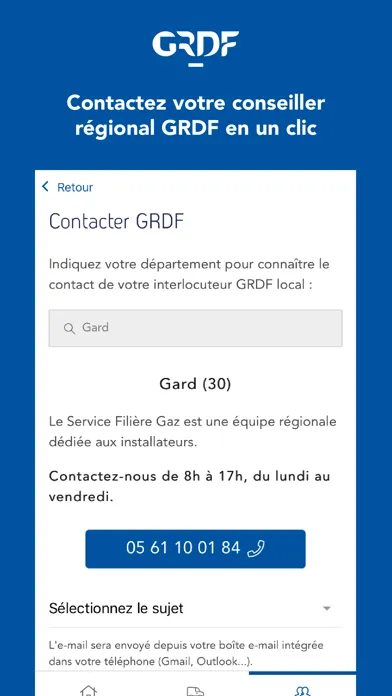 GRDF Pros du gaz スクリーンショット