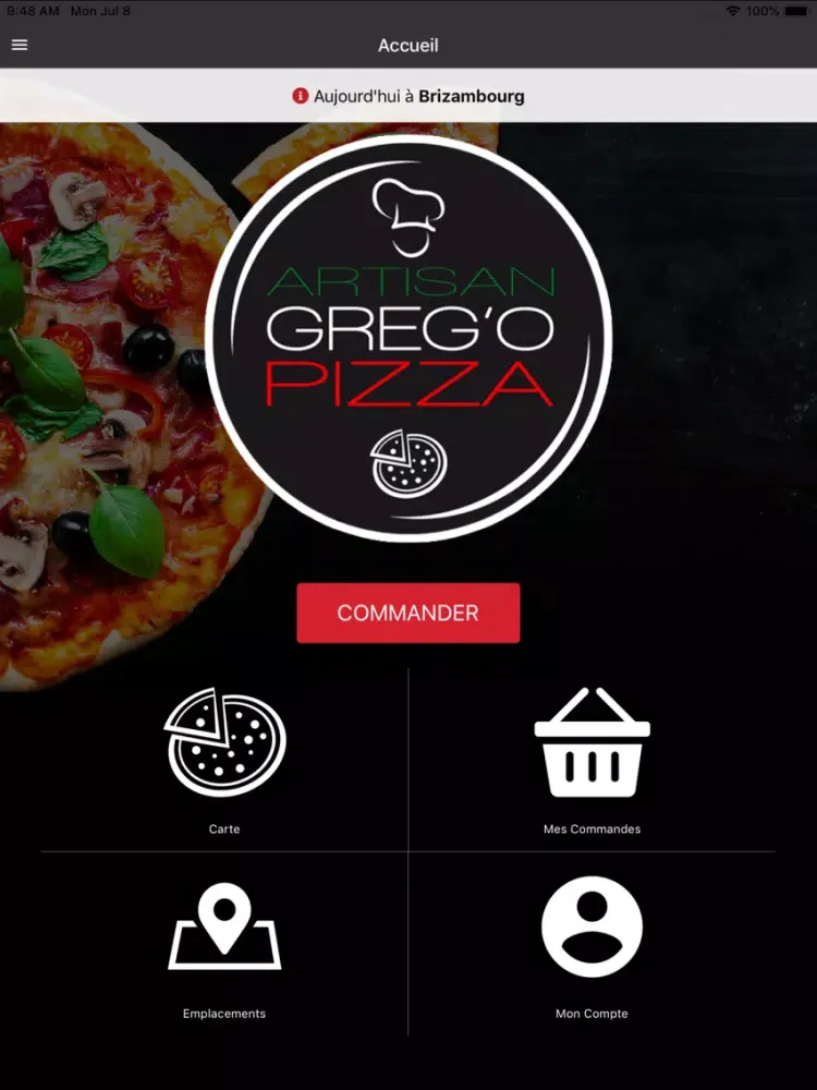 GREG'O Pizza iPad  স্ক্রিনশট