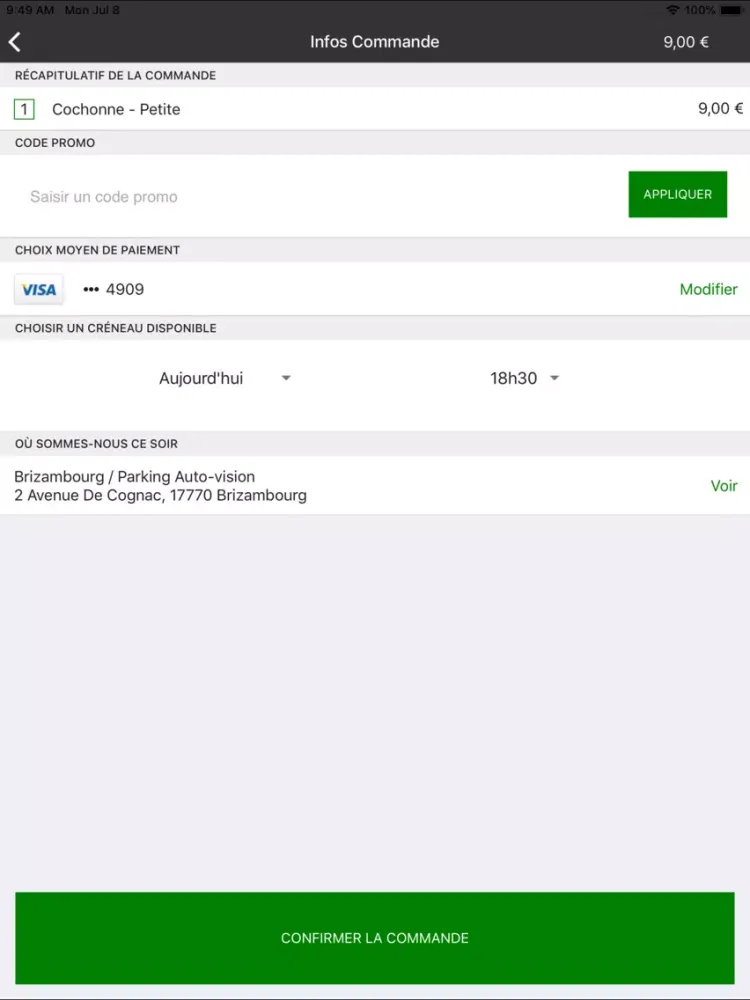 GREG'O Pizza iPad  স্ক্রিনশট