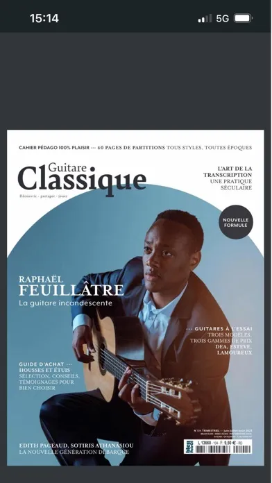 صور Guitare Classique•Bleu Petrol
