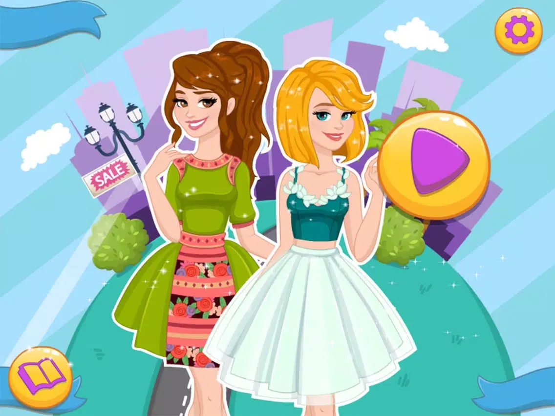 habillage des Princesses - jeux de filles shopping iPad 應用截圖