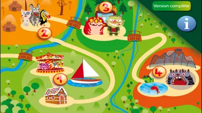Jeux pour lire avec Sami et Julie Lite, pour iPad سکرین شاٹس