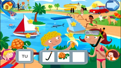 Jeux pour lire avec Sami et Julie Lite, pour iPad سکرین شاٹس