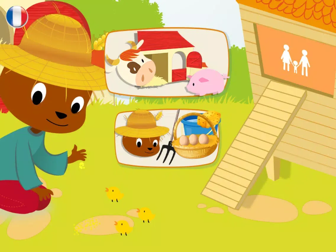 Lil’Bear on the farm iPad  Screenshots