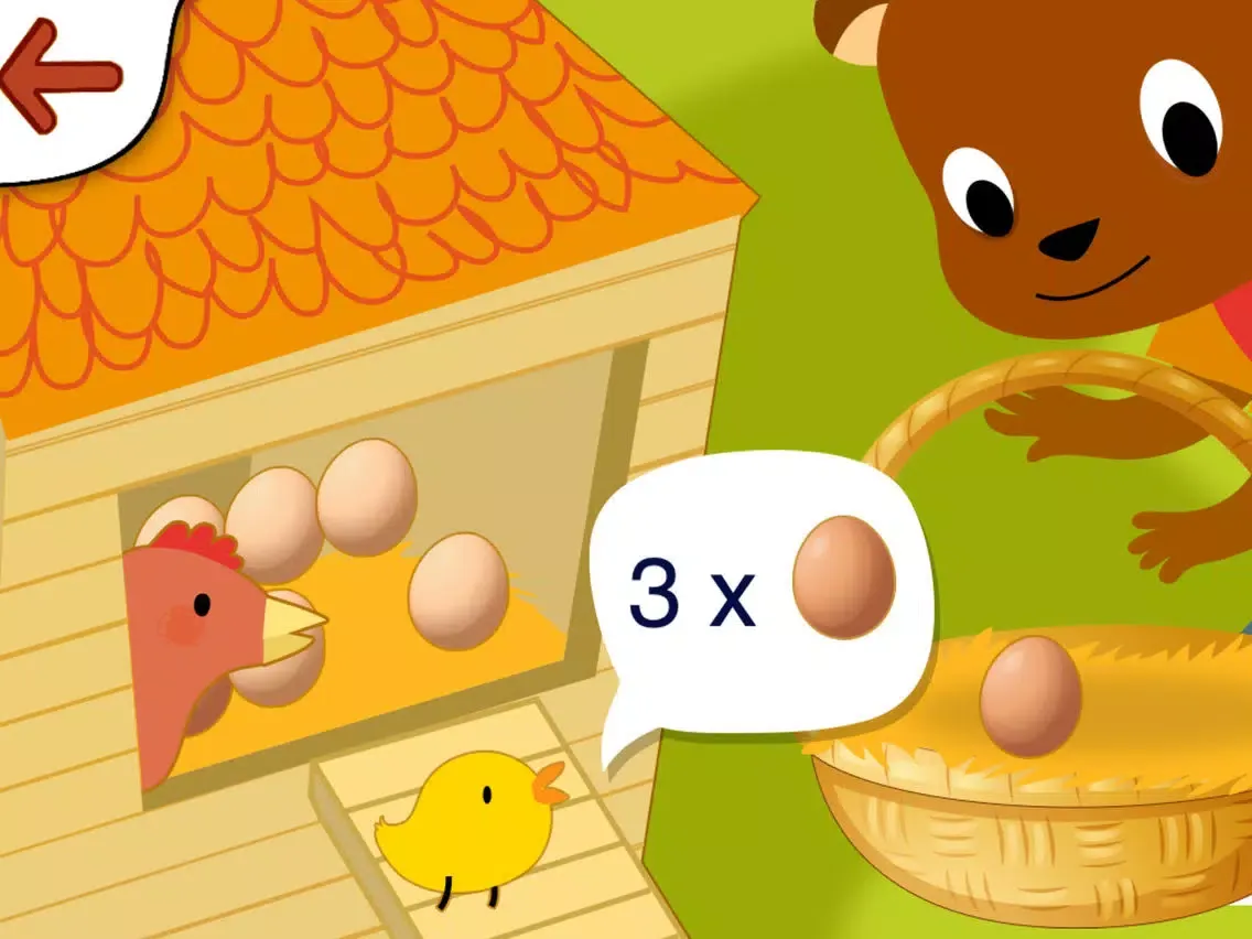 Lil’Bear on the farm iPad  Screenshots