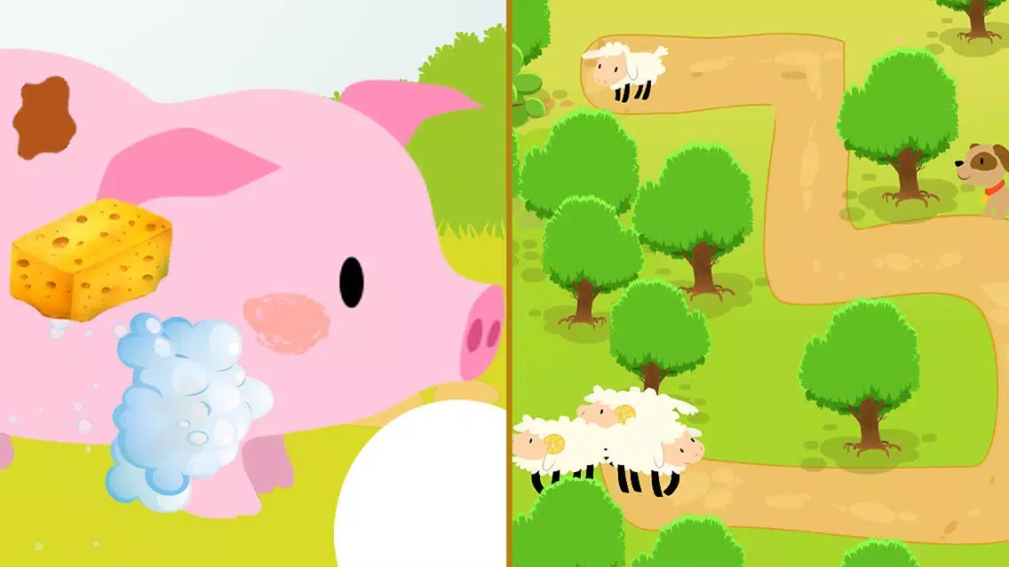 Lil’Bear on the farm Screenshots