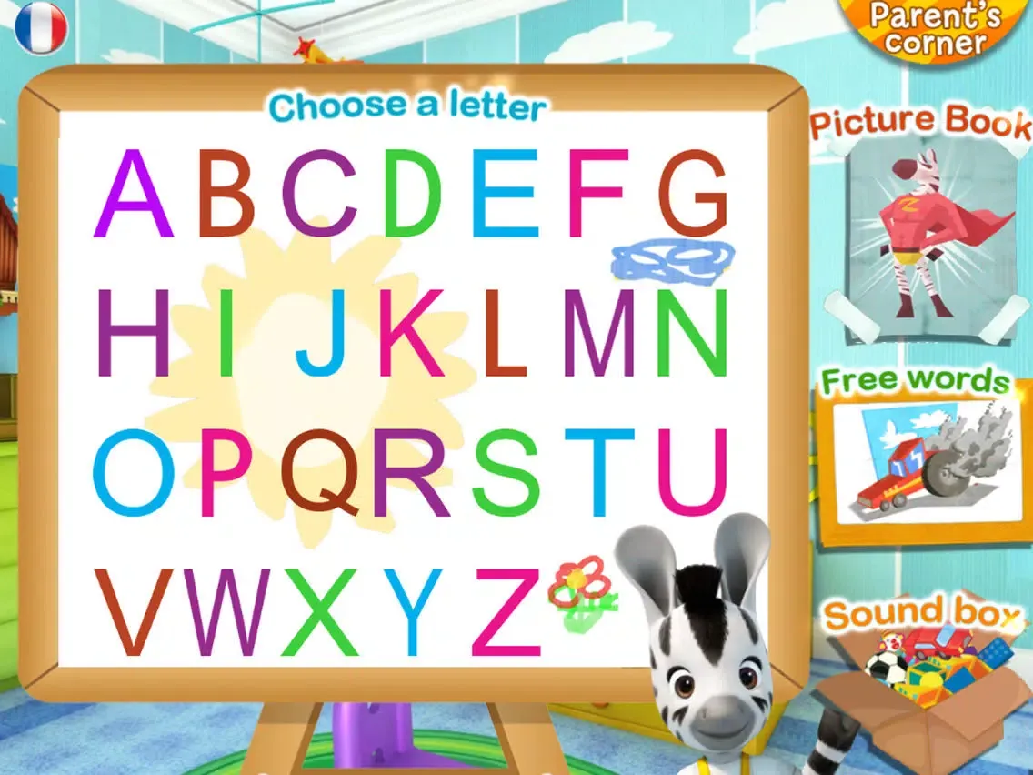Скриншоты Alphabet with Zou - Lite iPad 