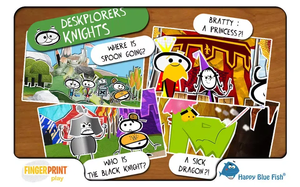 Knights (The Deskplorers - History Book - for 7 to 11 yo kids)應用截圖
