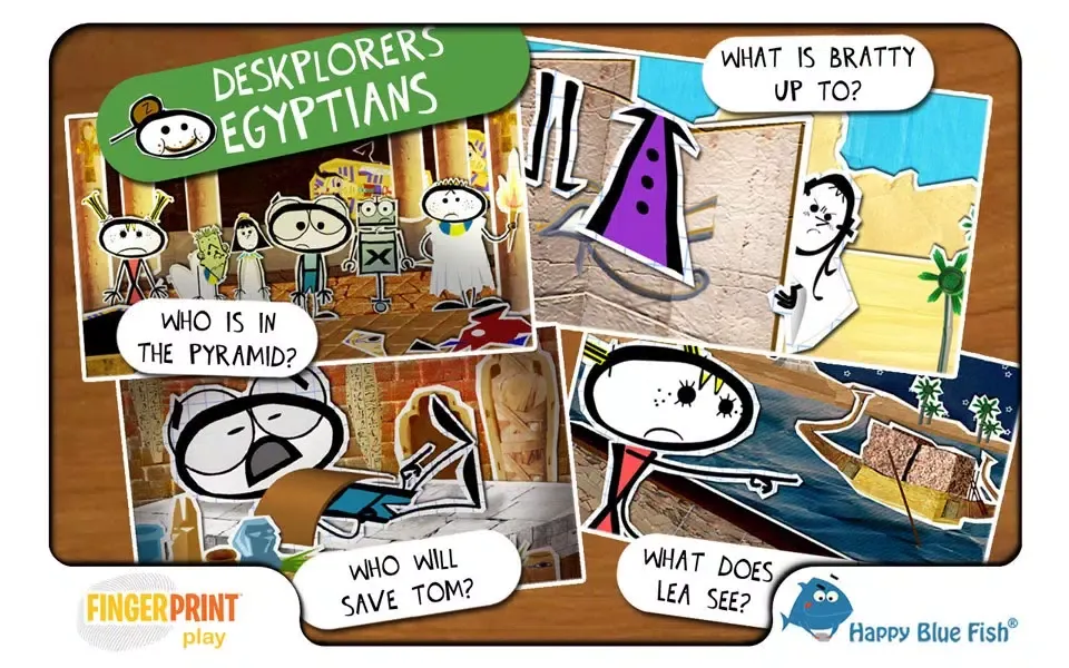 Zrzuty ekranu Egyptians (The Deskplorers - History Book - for 7 to 11 yo kids)