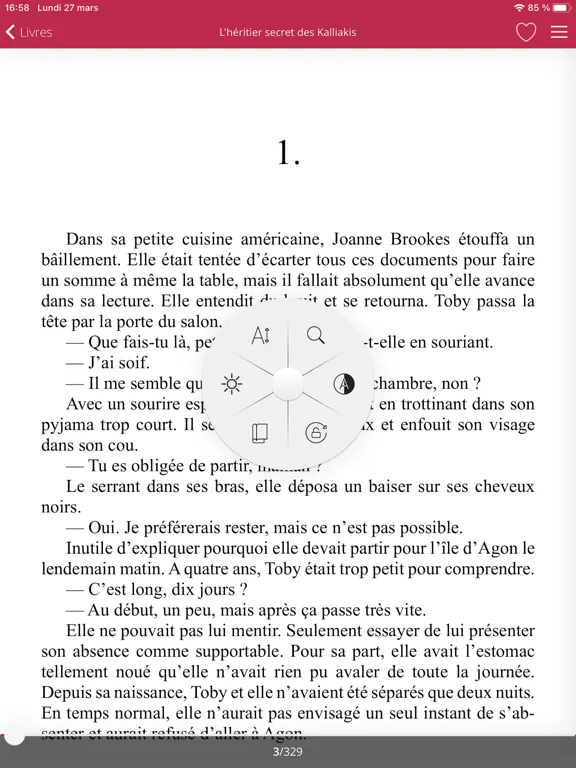 Ảnh chụp màn hình của Harlequin : E-librairie iPad 