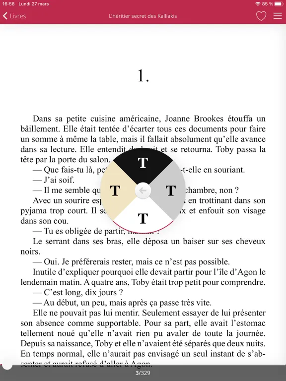 Ảnh chụp màn hình của Harlequin : E-librairie iPad 