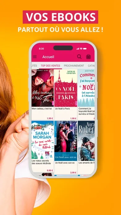 Ảnh chụp màn hình của Harlequin : E-librairie