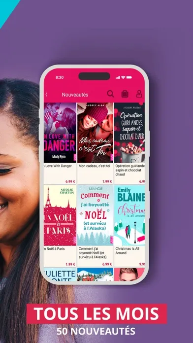 Ảnh chụp màn hình của Harlequin : E-librairie